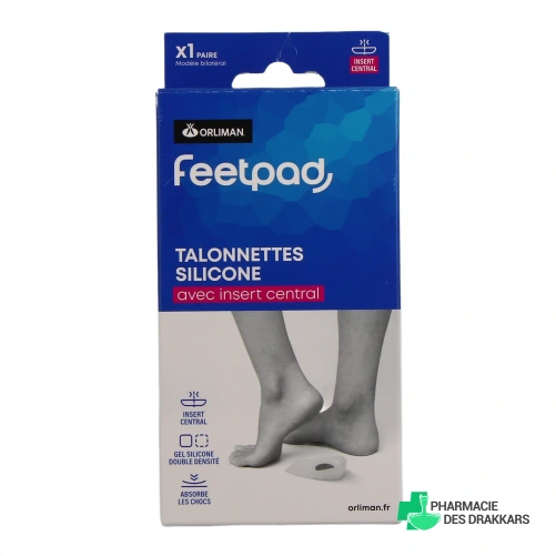 Orliman FeetPAD Talonnettes Silicone - Vue 360°