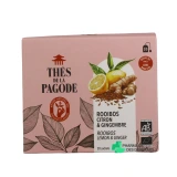 Thés de la Pagode Rooibos Citron Gingembre Bio - Vue 360°