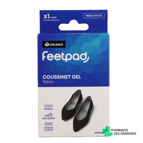 Orliman FeetPAD Coussinets Gel Talon - Vue 360°