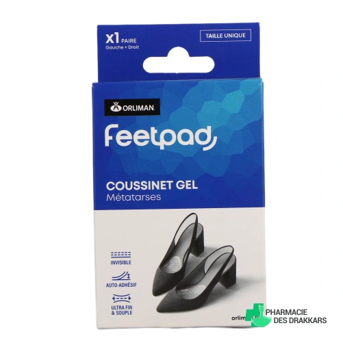 Orliman FeetPAD Coussinets Gel Métatarses - Vue 360°