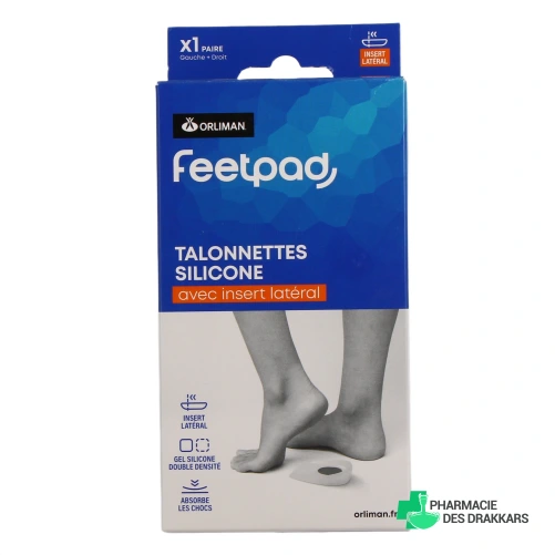 Orliman FeetPAD Talonnettes Silicone - Vue 360°