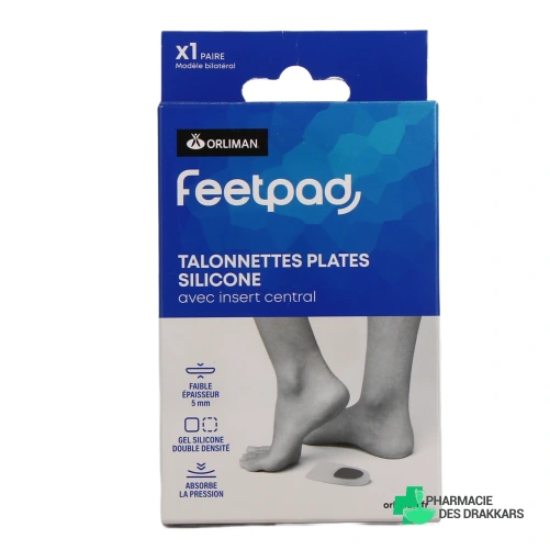 Orliman FeetPAD Talonnettes Silicone - Vue 360°