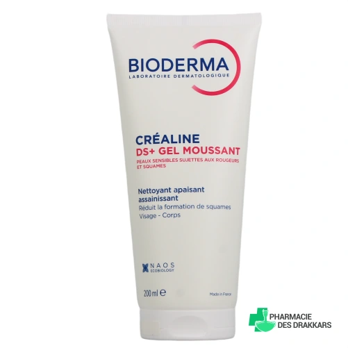 Bioderma Créaline DS+ Gel moussant - Vue 360°