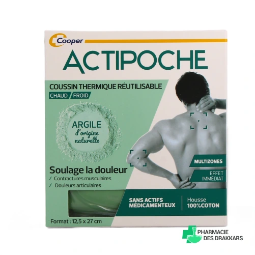 Actipoche Coussins Thermiques Argile - Vue 360°