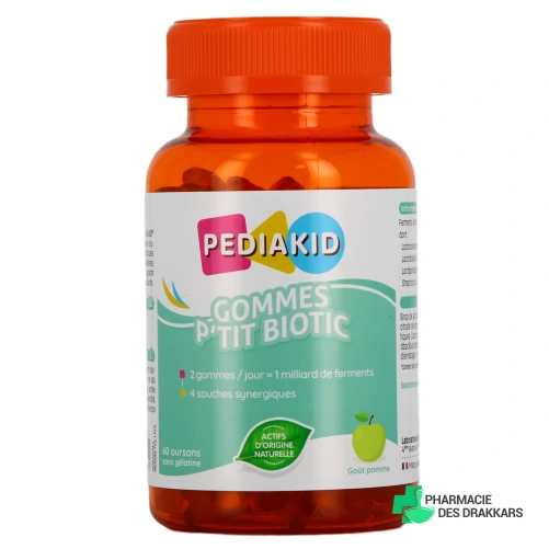 Pediakid Gommes P'tit Biotic - Vue 360°