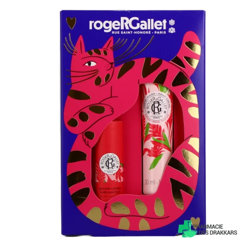 Roger et Gallet Coffret Baume Lèvres et Crème Mains - Vue 360°