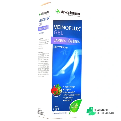 Veinoflux Jambes Légères Gel Effet Froid