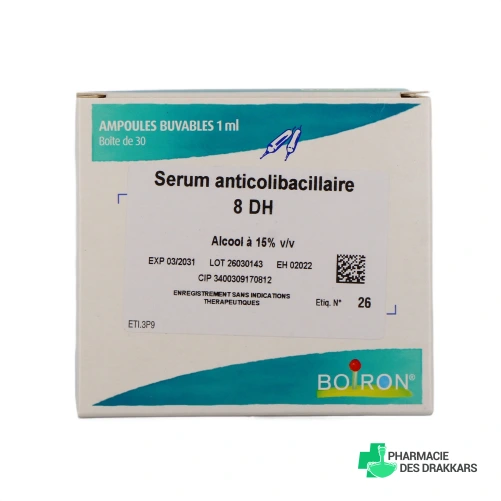 Serum Anticolibacillaire 8DH - Vue 360°
