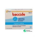 Baccide Lingettes Surfaces - Vue 360°