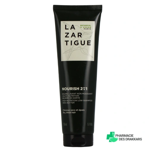 Lazartigue Nourish Baume Lavant Non Moussant Haute Nutrition - Vue 360°