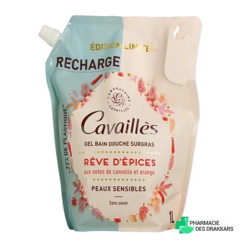 Rogé Cavaillès Gel Bain Douche Surgras Peaux Sensibles - Vue 360°
