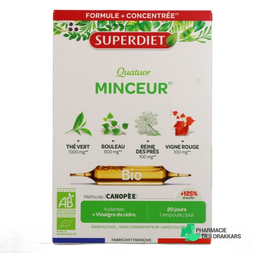 Super Diet Quatuor Minceur Bio - Vue 360°