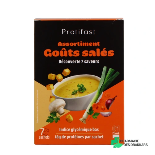 Protifast Assortiment Goûts Salés - Vue 360°