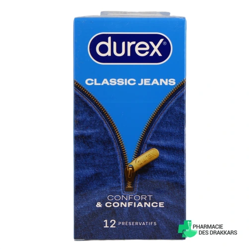 Durex Classic Jeans Préservatifs - Vue 360°