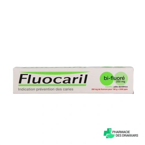 Fluocaril Bi-Fluoré Pâte Dentifrice 250 mg - Vue 360°