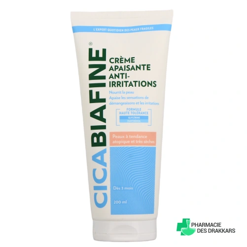 Cicabiafine Crème Corporelle Anti-Irritations - Vue 360°