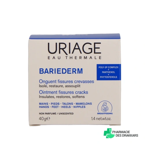 Uriage Bariéderm Onguent Fissures et Crevasses - Vue 360°