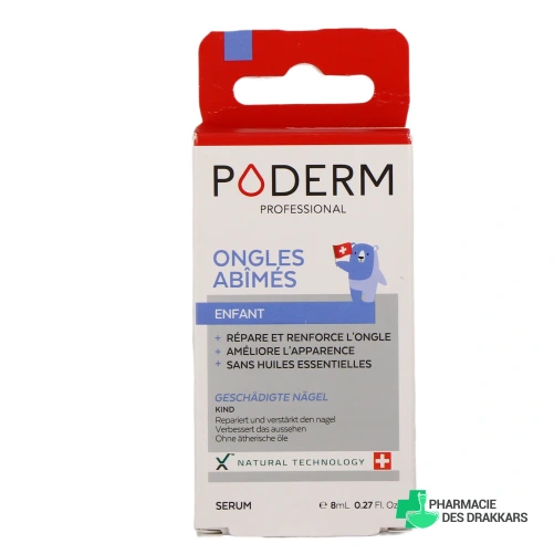 Poderm Huile-Sérum Ongles abîmés - Vue 360°