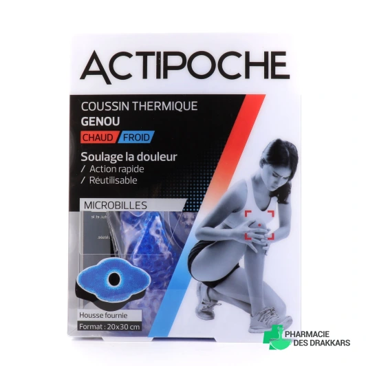 Actipoche Chaud Froid Genou Microbilles 20 x 30 cm