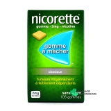 Nicorette gommes 2 mg sans sucre - Vue 360°