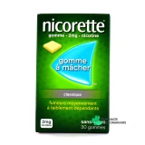 Nicorette gommes 2 mg sans sucre - Vue 360°