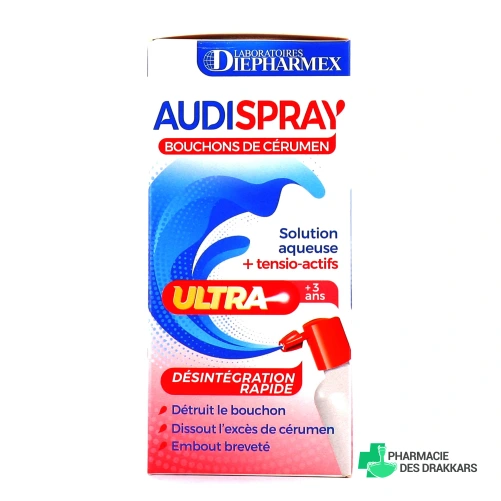 Audispray Ultra Bouchons de Cérumen Spray