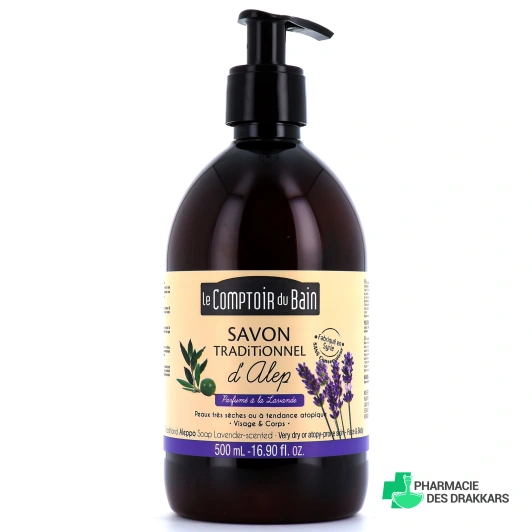 Le Comptoir du Bain Savon Traditionnel d'Alep à la Lavande