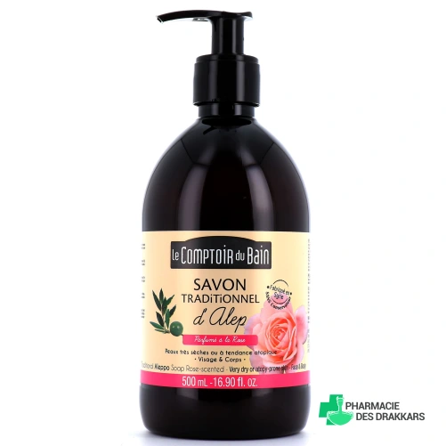 Le Comptoir du Bain Savon Traditionnel d'Alep à la Rose