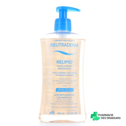 Neutraderm Relipid+ Huile lavante relipidante