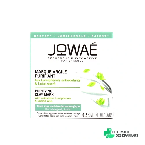 Jowaé Masque d'argile purifiant