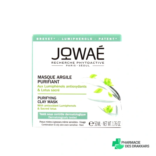 Jowaé Masque d'argile purifiant