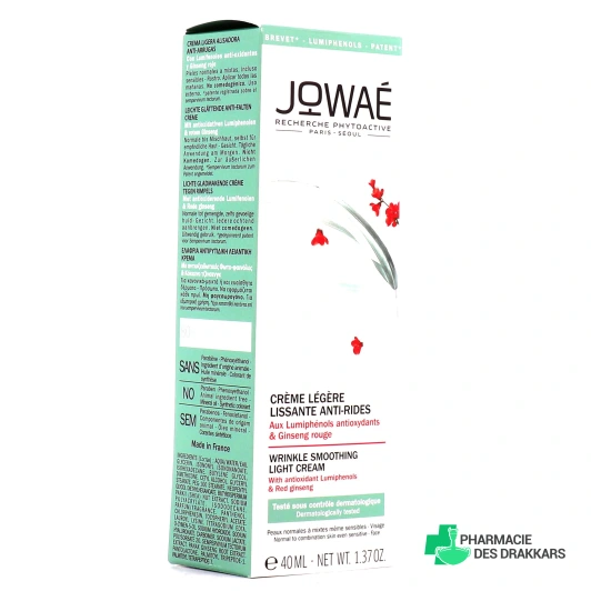 Jowaé Crème légère lissante anti-rides