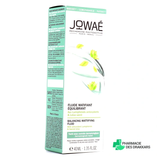 Jowaé Fluide matifiant équilibrant