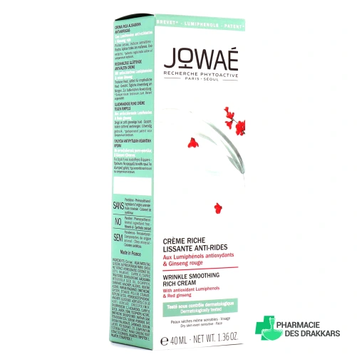 Jowaé Crème Riche Lissante Anti-rides