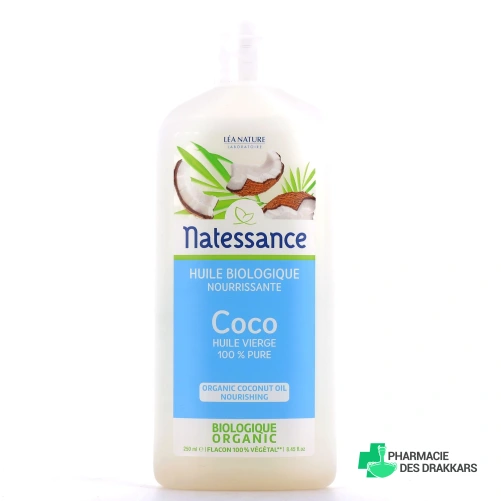 Natessance Huile de Coco Bio 100% pure