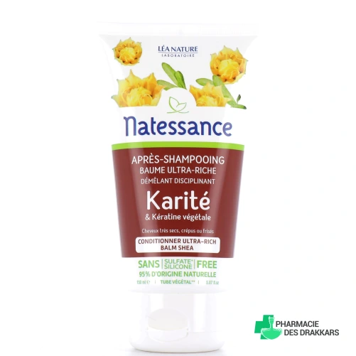 Natessance Après-shampooing Baume Ultra-Riche Karité