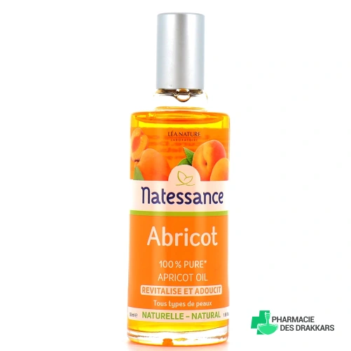 Natessance Huile d'Abricot Revitalisante et Adoucissante