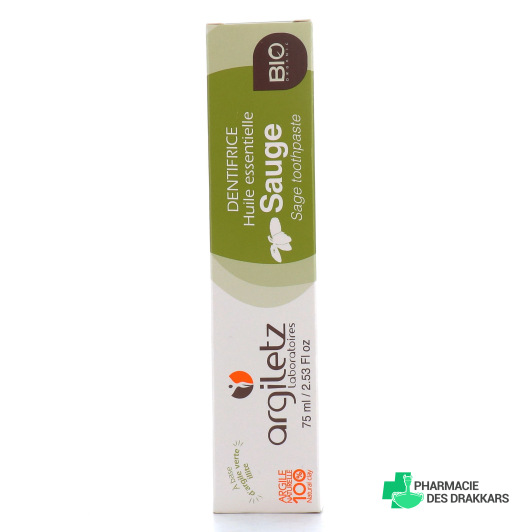 Argiletz Dentifrice Sauge Bio