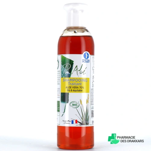 Pur Aloé Shampoing Traitant Bio 70 % Aloe Vera Natif - Vue 360°