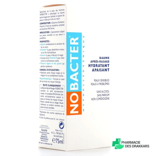 Nobacter Baume après-rasage hydratant apaisant