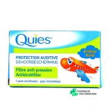 Quies Protection Auditive pour Avion Bouchons d'Oreilles Enfants - Vue 360°