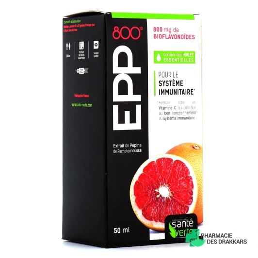 Santé Verte Extrait de Pépins de Pamplemousse 800