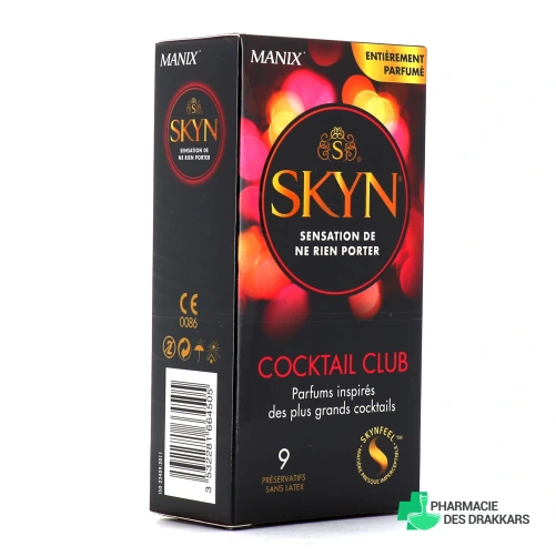 Manix Skyn Cocktail Club Préservatifs Sans Latex Parfumés