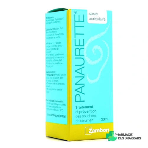 Panaurette Traitement et Prévention des Bouchons de Cérumen