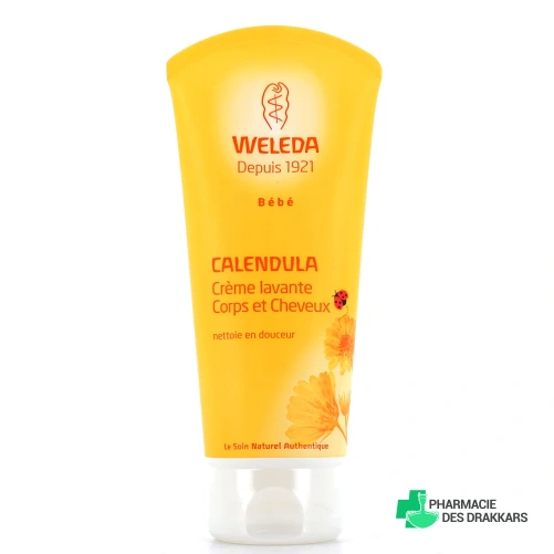 Weleda Bébé Calendula Crème Lavante Bio Corps & Cheveux