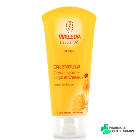 Weleda Bébé Calendula Crème Lavante Bio Corps & Cheveux