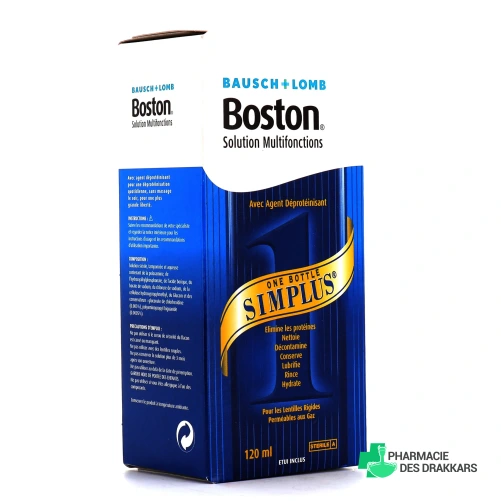 Bausch And Lomb Boston Simplus Solution Multifonctions pour Lentilles rigides