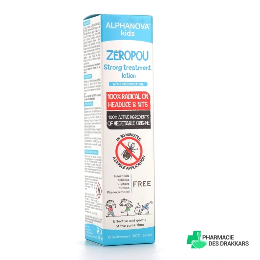 Alphanova ZeroPou Lotion anti-poux et lentes
