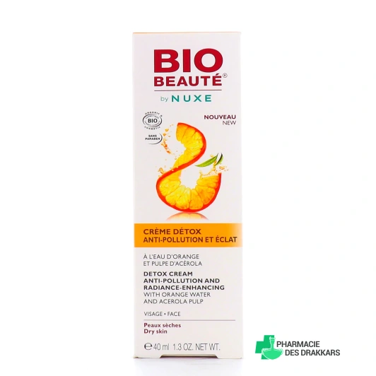 NUXE Bio Beauté Crème Détox Anti-pollution et éclat 40ml