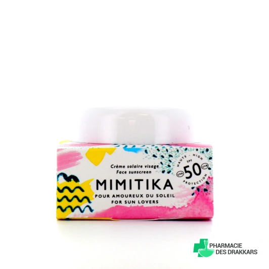 Mimitika Crème Solaire Visage SPF50